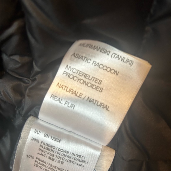 Moncler Aredhel Fur-Trimmed Down Jacket Coat size 1 - Picture 10 of 16